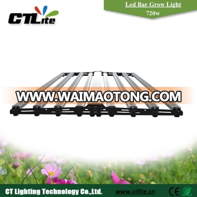 CTLite IP66 waterproof 120cm full spectrum 8 pieces 720w led grow light bars group